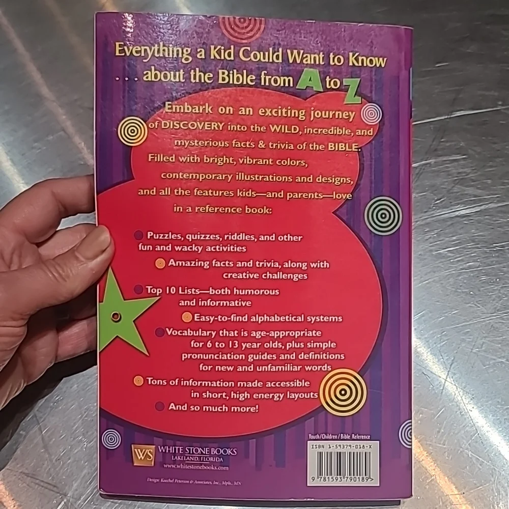 The Bible Almanac Kids workbook activity book